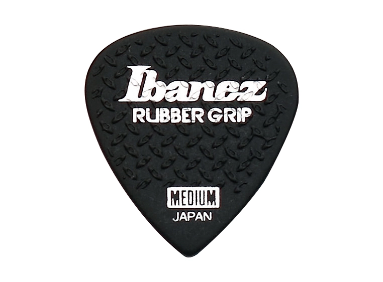 Ibanez PPA16MRG-BK Plekter 6-Pack Rubber Grip Medium Black 