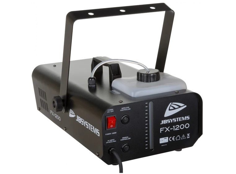 JB Systems FX-1200 Røykmaskin, 1200W Med trådløs fjernkontroll 