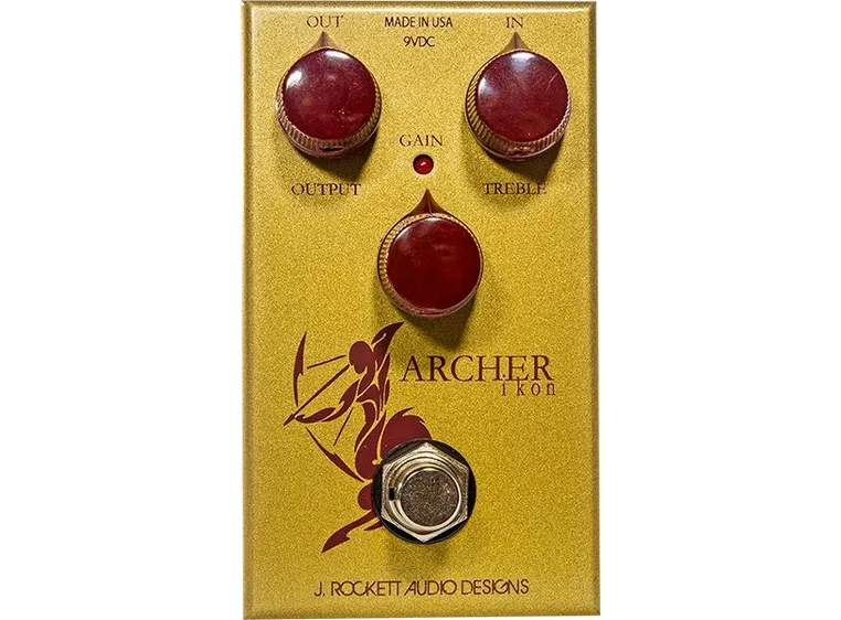 J. Rockett Audio Designs Archer Ikon Klon inspired Clean & Color Boost pedal 