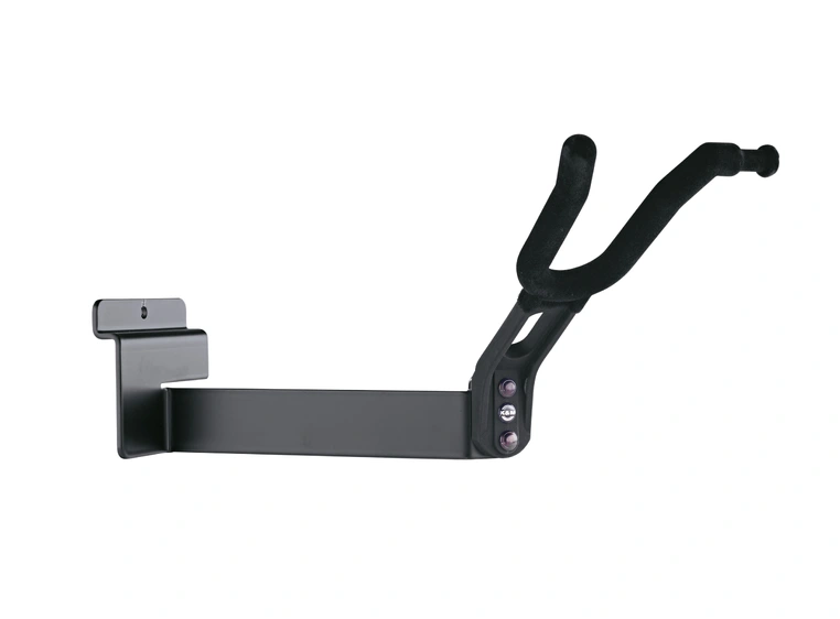 K&M 44215 Produktholder fiolin, vinklet for butikkinnredning/rillepanel 