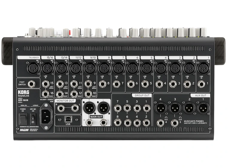 Korg MW-1608 Hybridmikser Analog/Digital 