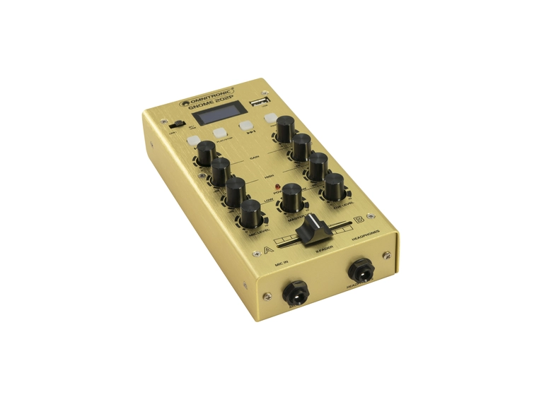 Omnitronic GNOME-202P Mini Mixer gold 