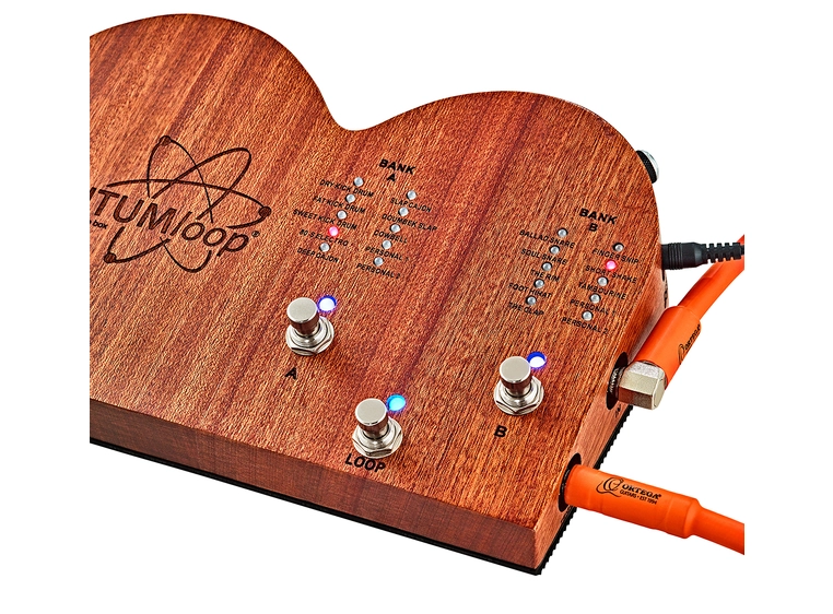 Ortega QUANTUMLOOP Multi Digital Perc STOMP BOX with built-in LOOPER 