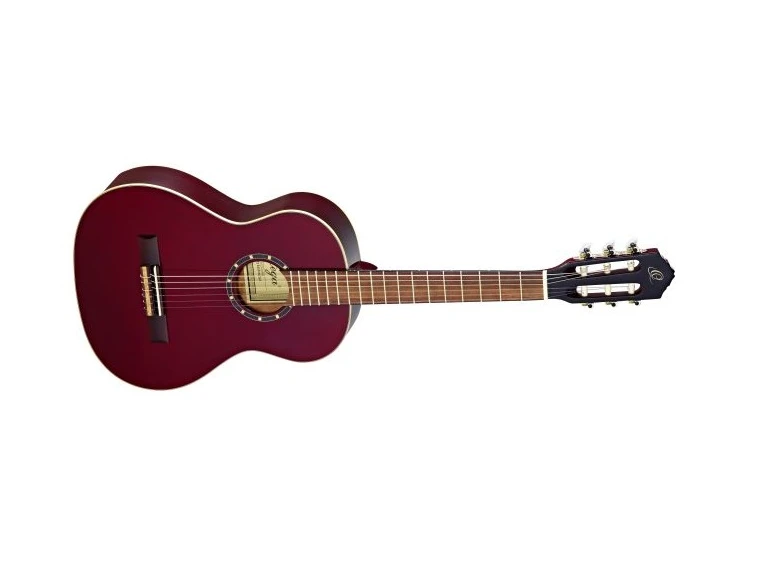 Ortega R121-3/4WR Klassisk gitar 3/4 Gloss Wine Red 