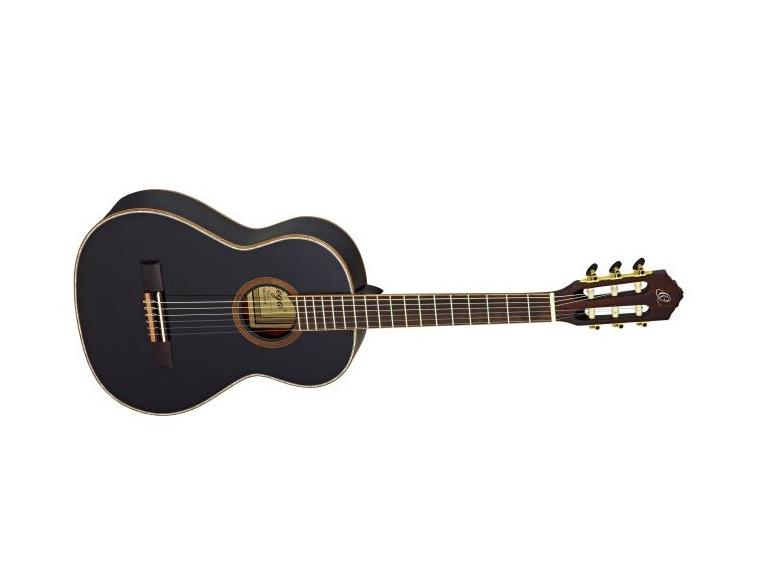 Ortega R221BK-3/4 Klassisk gitar 3/4 Gloss Black