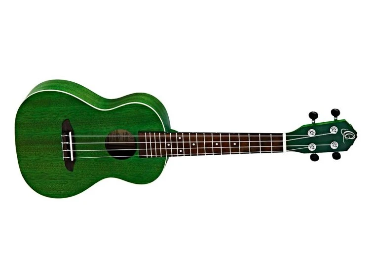 Ortega RUFOREST Concert ukulele Earth See Thru Green 