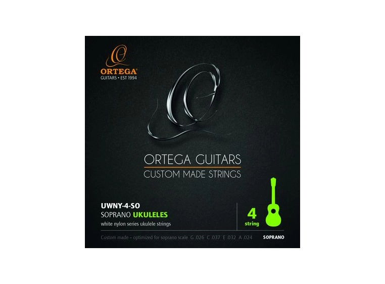 Ortega UWNY-4-SO Strengesett Sopran Ukulele 
