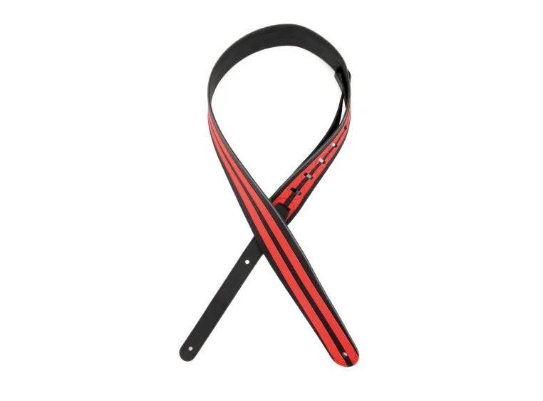 Planet Waves L25W1400 Gitarreim Leather 64 mm Leather-Race BK W/R 