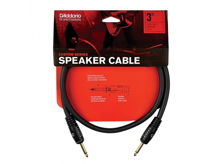 Planet Waves PW-S-03 Høyttalerkabel Custom Jack-Jack 90cm. 