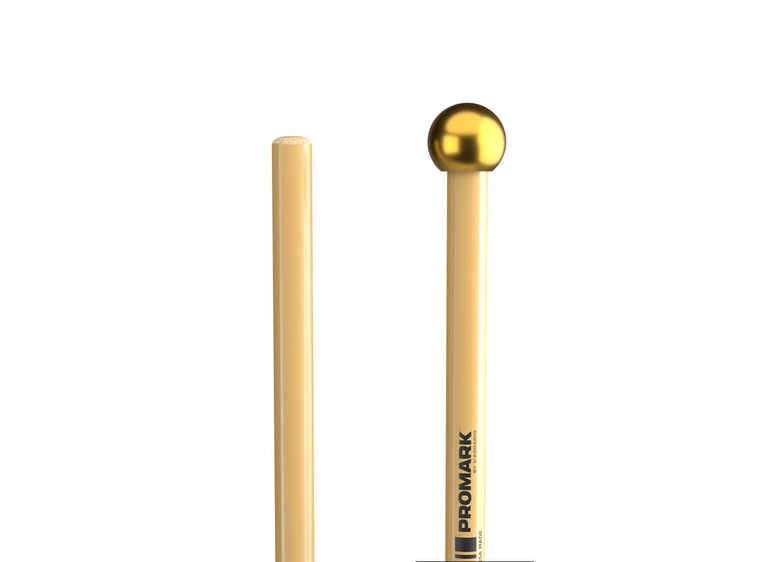 Promark SU14R SPYR Mallet Bells Small Brass, Rattan 