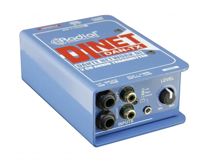 Radial DiNET DAN-TX Dante transmitter 
