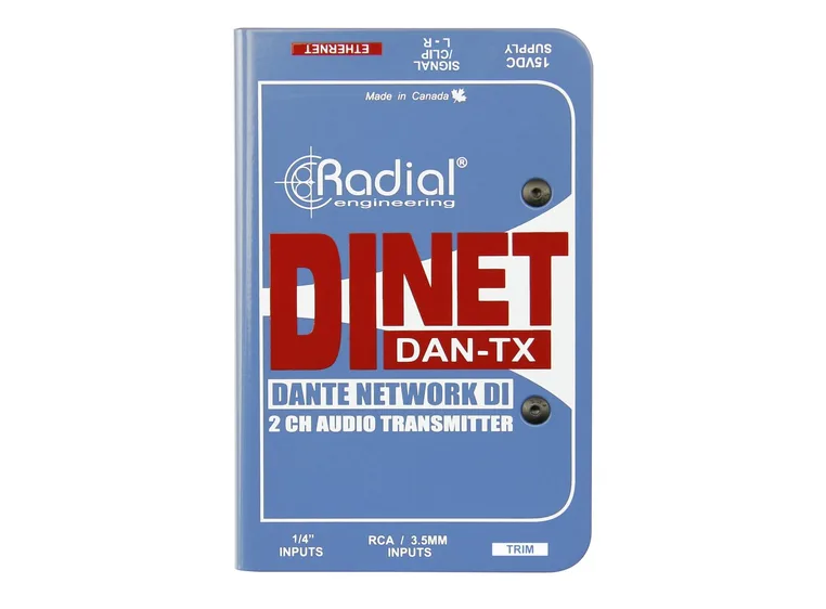 Radial DiNET DAN-TX Dante transmitter 