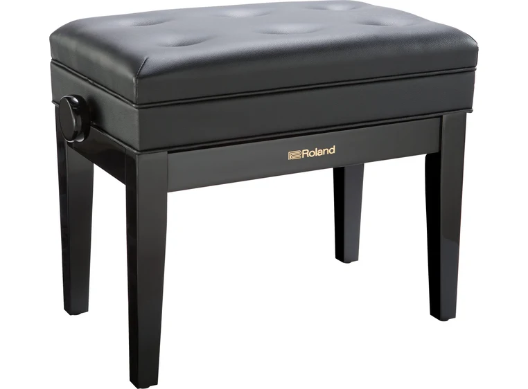 Roland RPB-400PE Piano Bench Polished Ebony, vinyl seat 
