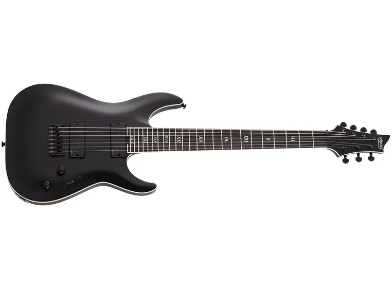 Schecter C-7 SLS EVIL TWIN (SBK) Satin Black 