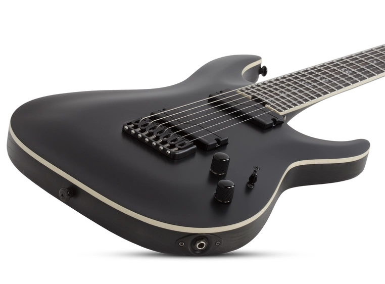 Schecter C-7 SLS EVIL TWIN (SBK) Satin Black 