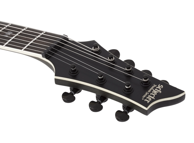 Schecter C-7 SLS EVIL TWIN (SBK) Satin Black 