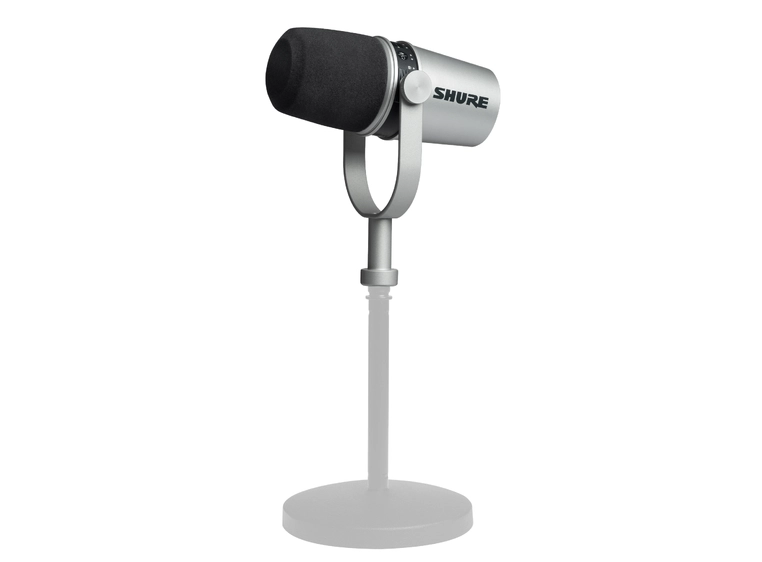 Shure MV7 XLR/USB-Mikrofon Silver 