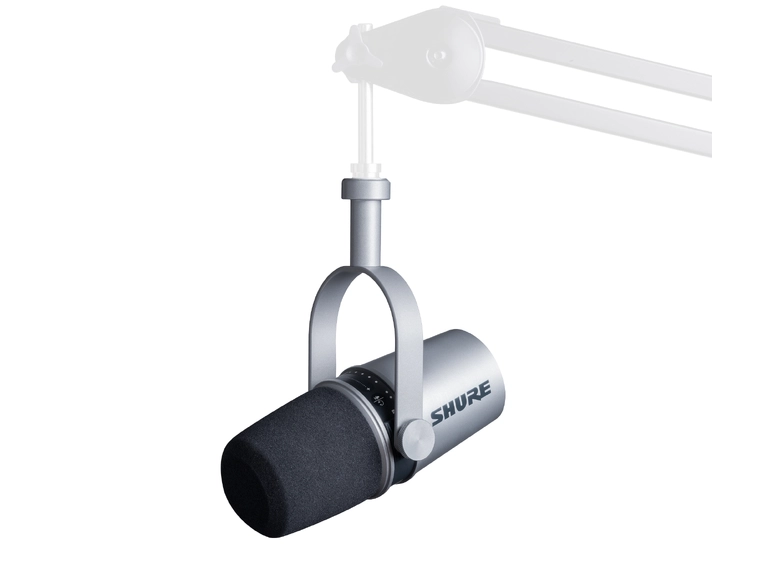 Shure MV7 XLR/USB-Mikrofon Silver 