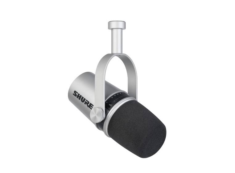 Shure MV7 XLR/USB-Mikrofon Silver 