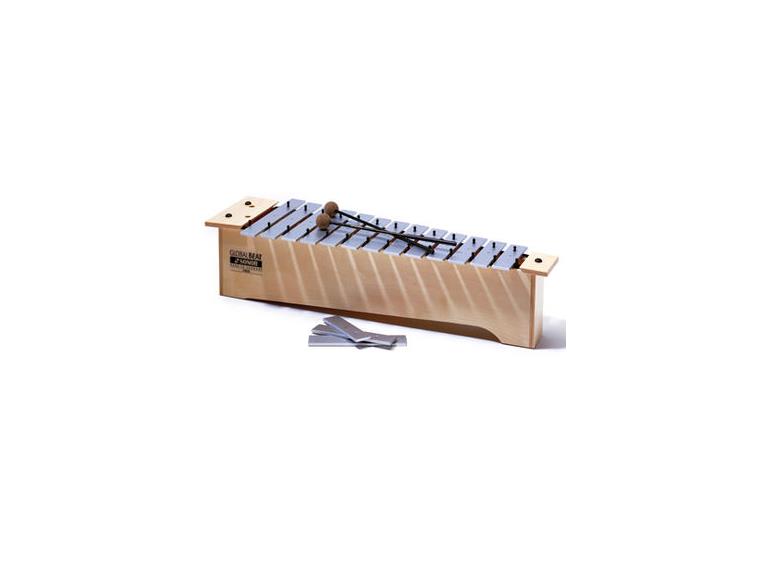 Sonor MS GB DE Soprano Metalophone C-major (c2-a3) 16 bars inc. mallets