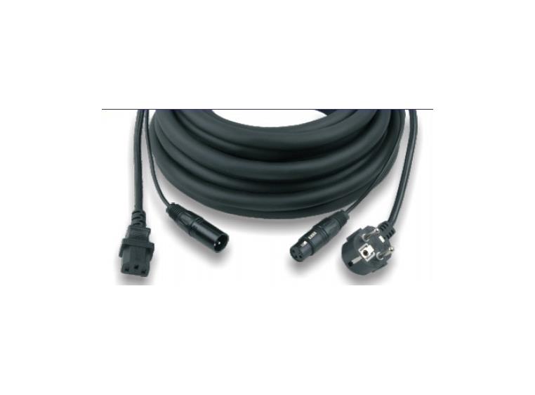 Soundsation PF100-20 Kabel for aktiv høyttaler 20m Signal + nett