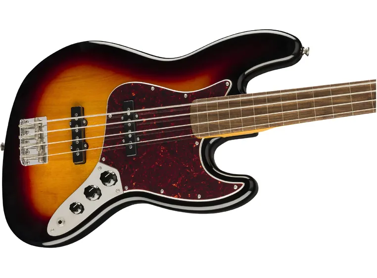 Squier Classic Vibe '60s Jazz Bass 3-Color Sunburst, IL, Fretless 