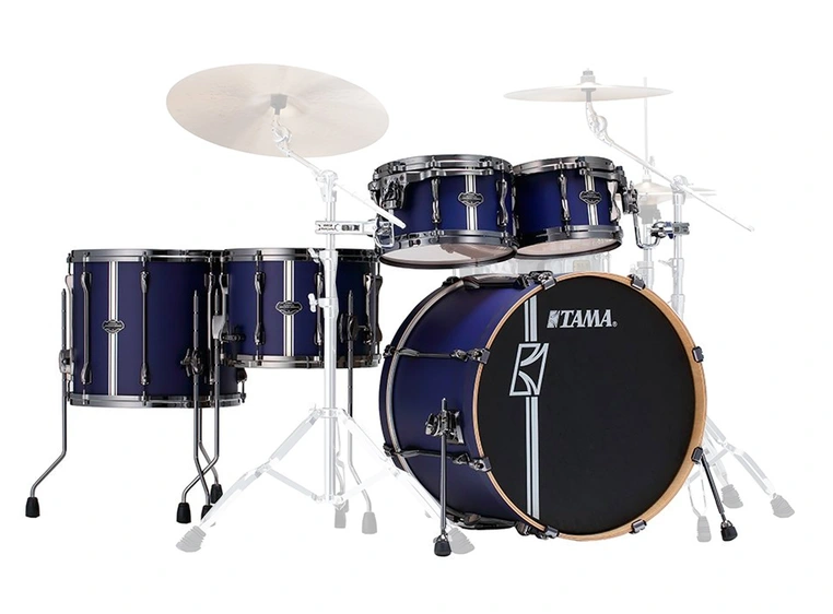 Tama ML40HZBN2-SBV Superstar Hyper Drive Duo 4-del shell-kit,Satin Blue Vertical 