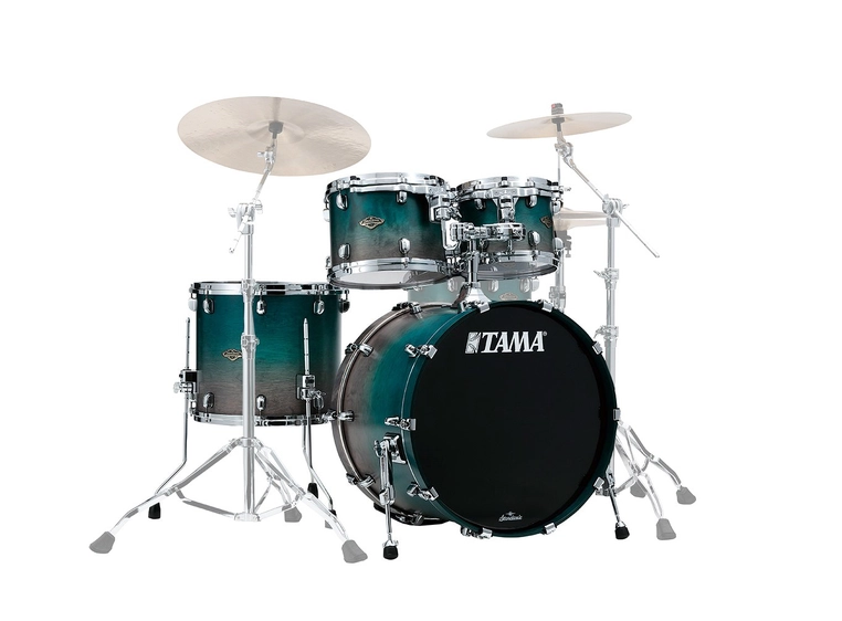 Tama WBS42S-SPF SC Walnut/Birch 4-shell (10,12,16,22), Satin Sapphire Fade 
