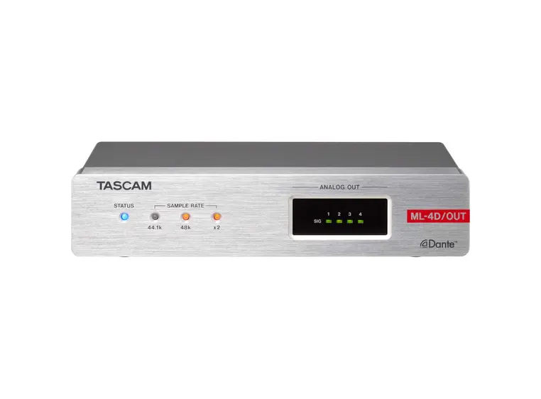 Tascam ML-4D-OUT-X Dante converter 