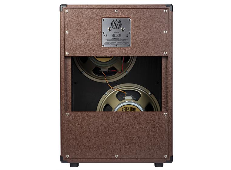 Victory Amplifiers V212-VB Copper Brown 2x12" Openback-kabinett til VC35