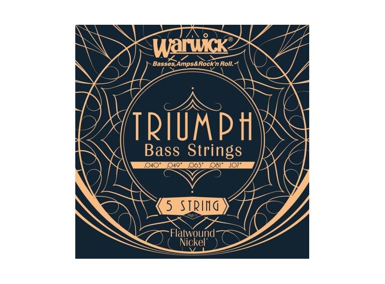 Warwick Triumph El-kontra strenger 5 str High C