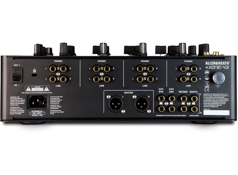 A&H XONE:43 Club & DJ Mikser 4 Stereo kanaler, 2 Miks utganger 