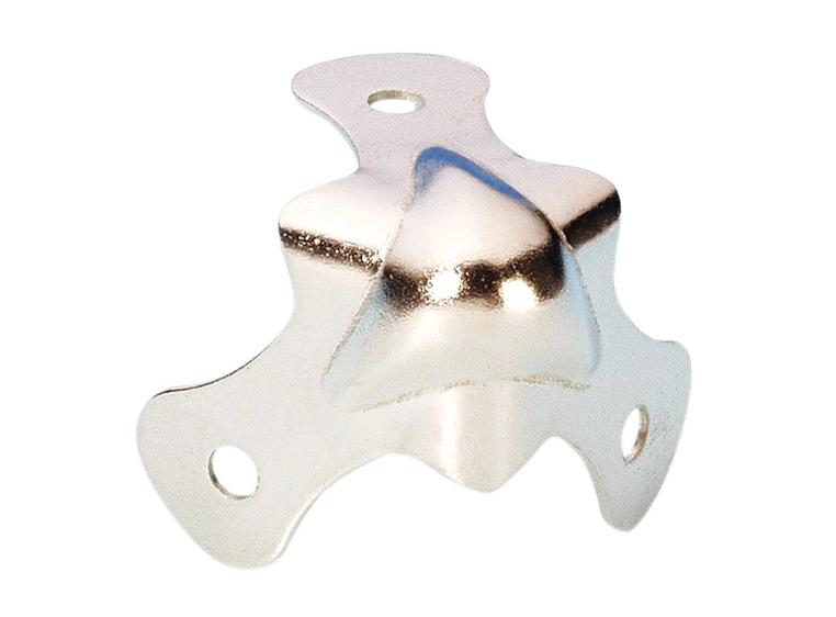 Adam Hall Hardware 4030 - Ball Corner three-leg nickel-plate 