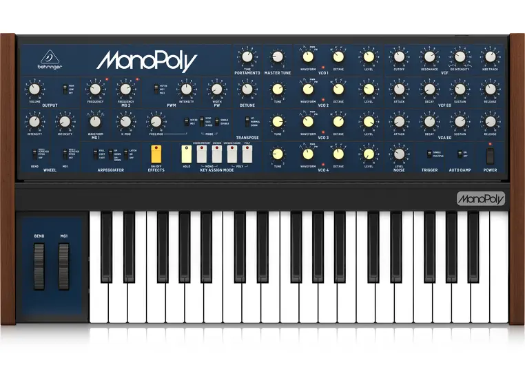 Behringer MonoPoly Monophonic/Paraphonic Synthesizer 