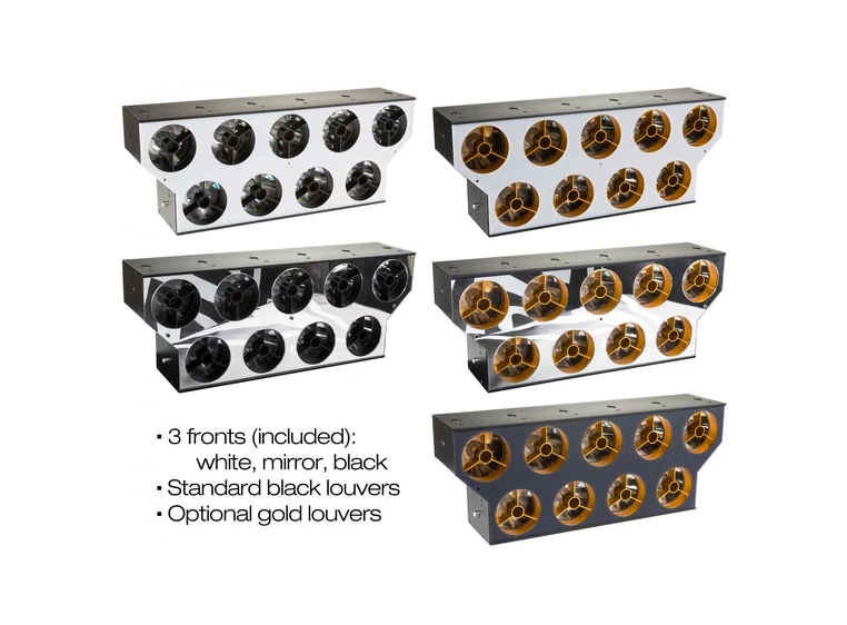 Briteq BT-NONABEAM 9x 60W CW/WW LEDs + RGB Glow 