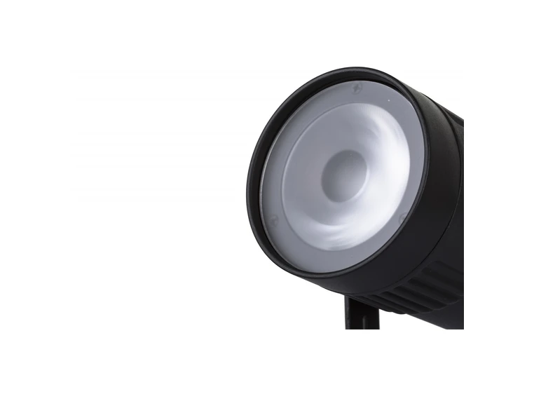 Briteq COB spot, 15W, 3200K, 4° Sort, 10° & 45° filter inkl. Dimmer. 