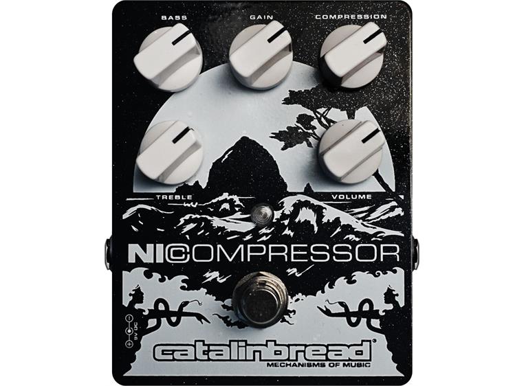 Catalinbread NiCompressor Black & Silver Compressor pedal