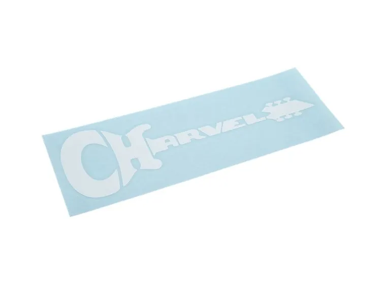 Charvel Diecut Sticker, White 