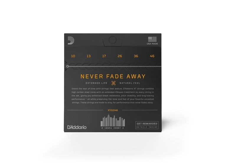 D'Addario XTE1046 El-gitar XT Coated (010-046) 