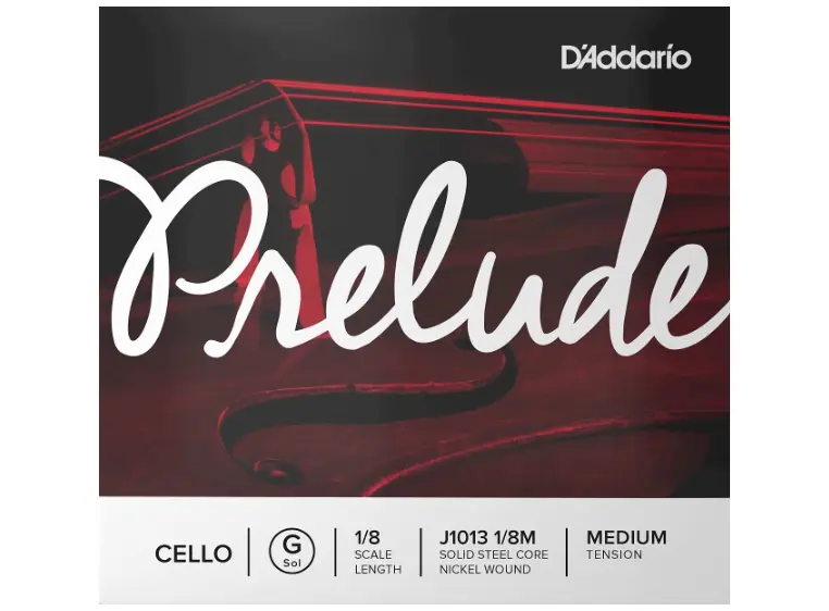 D'addario J1013 1/8M Prelude Cello G 1/8 /Medium Tension 