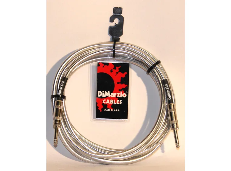 Dimarzio EP1718SSSM Instrumentkabel Braided 5,4 m. Silver Metallic 