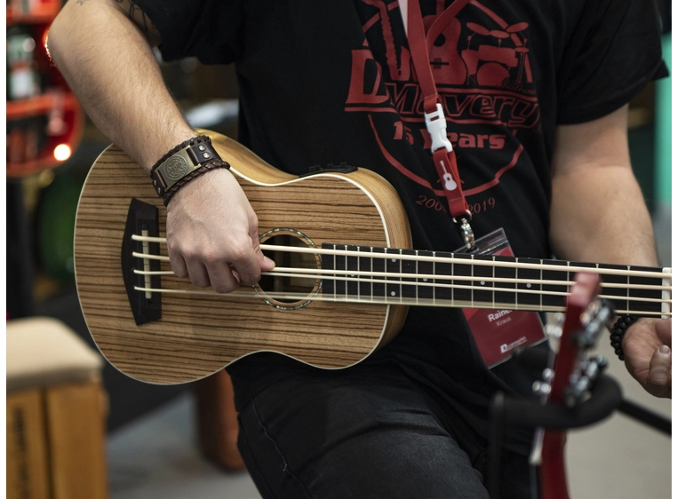 Dimavery UK-700 Bass Ukulele, Zebra 