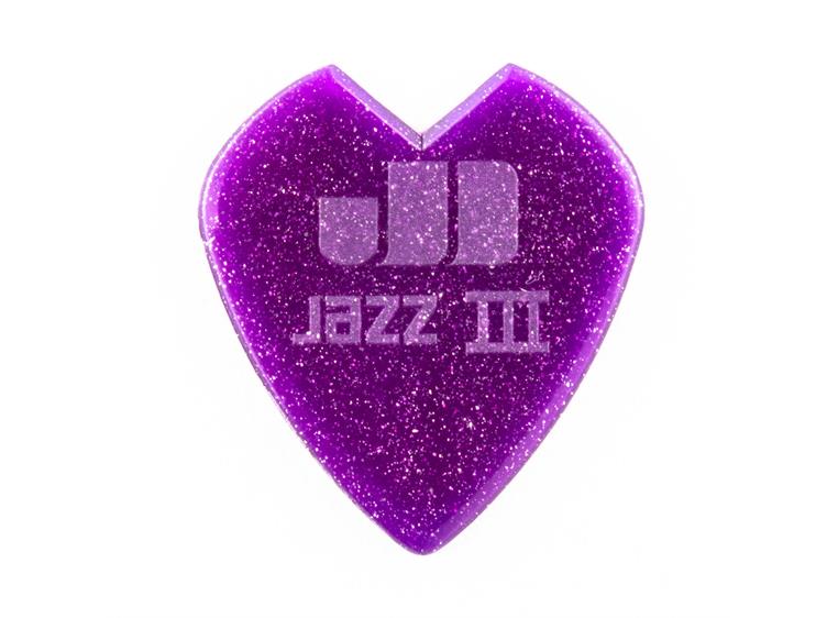 Dunlop 47PKH3NPS K Hammet Purple Sparkle Jazz 6-pakning