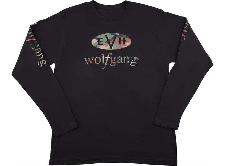 EVH Wolfgang Camo Long Sleeve T-Shirt Black L