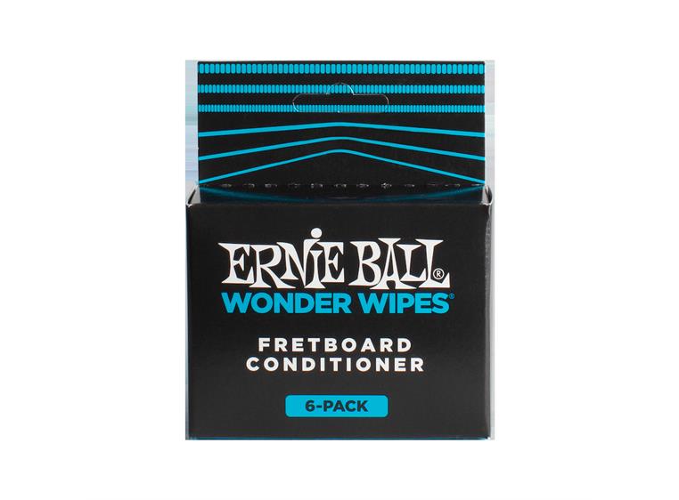 Ernie Ball EB-4276 Wonder wipes 6-pack Fretboard Conditioner