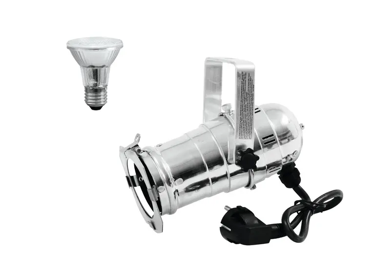 Eurolite Set PAR-20 Spot silver & PAR-20 230V SMD 6W E-27 LED 3000K 