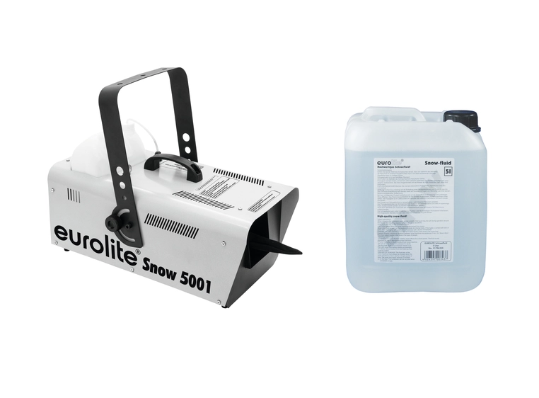 Eurolite Set Snow 5001 Snow machine & Snow fluid 5l 