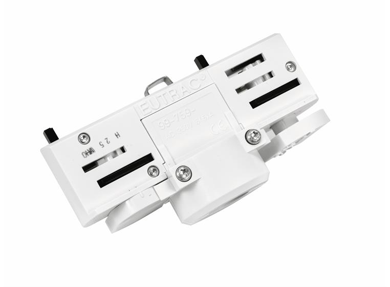 Eutrac Multi adapter, 3 phases, white