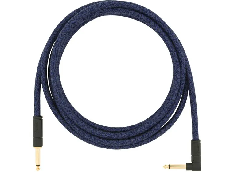 Fender 10' Festival Instrument Cable Angled, Pure Hemp, Blue Dream, 3m 