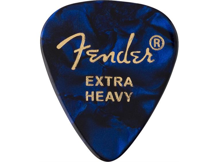 Fender 351 Shape Blue Moto, Extra Heavy (12-pack)